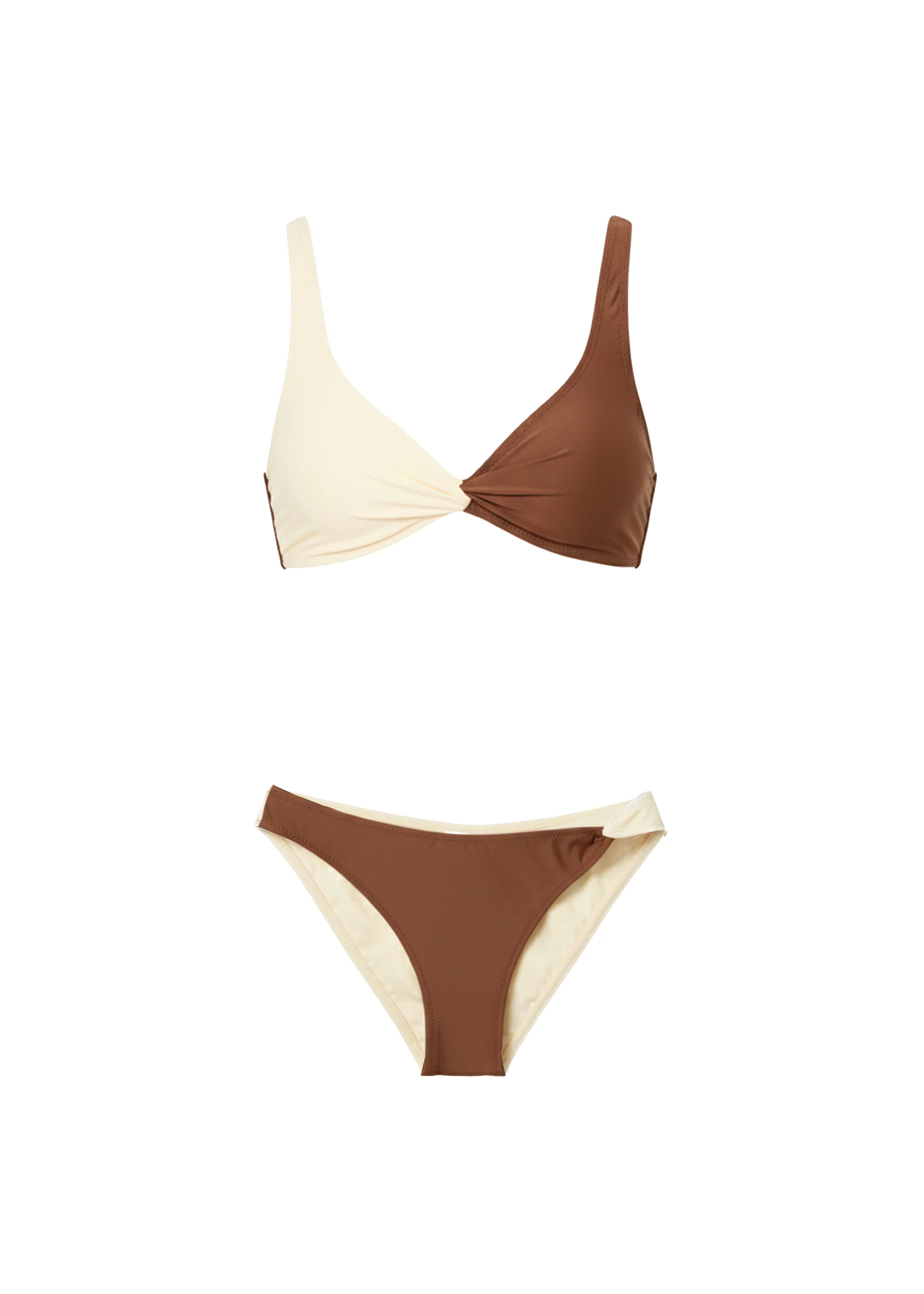 Perrie Bikini Top Brule / Coconut - Image 5