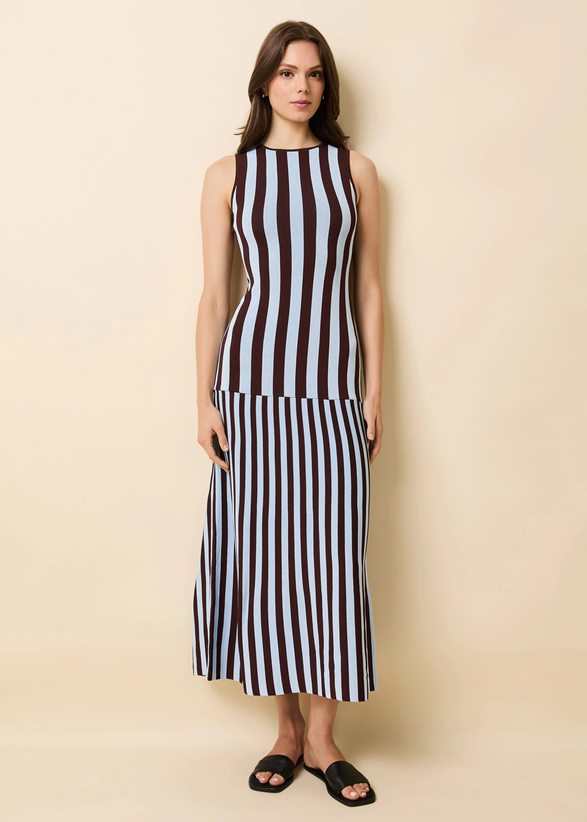 Petra Dress Twilight / Raisin Brown
