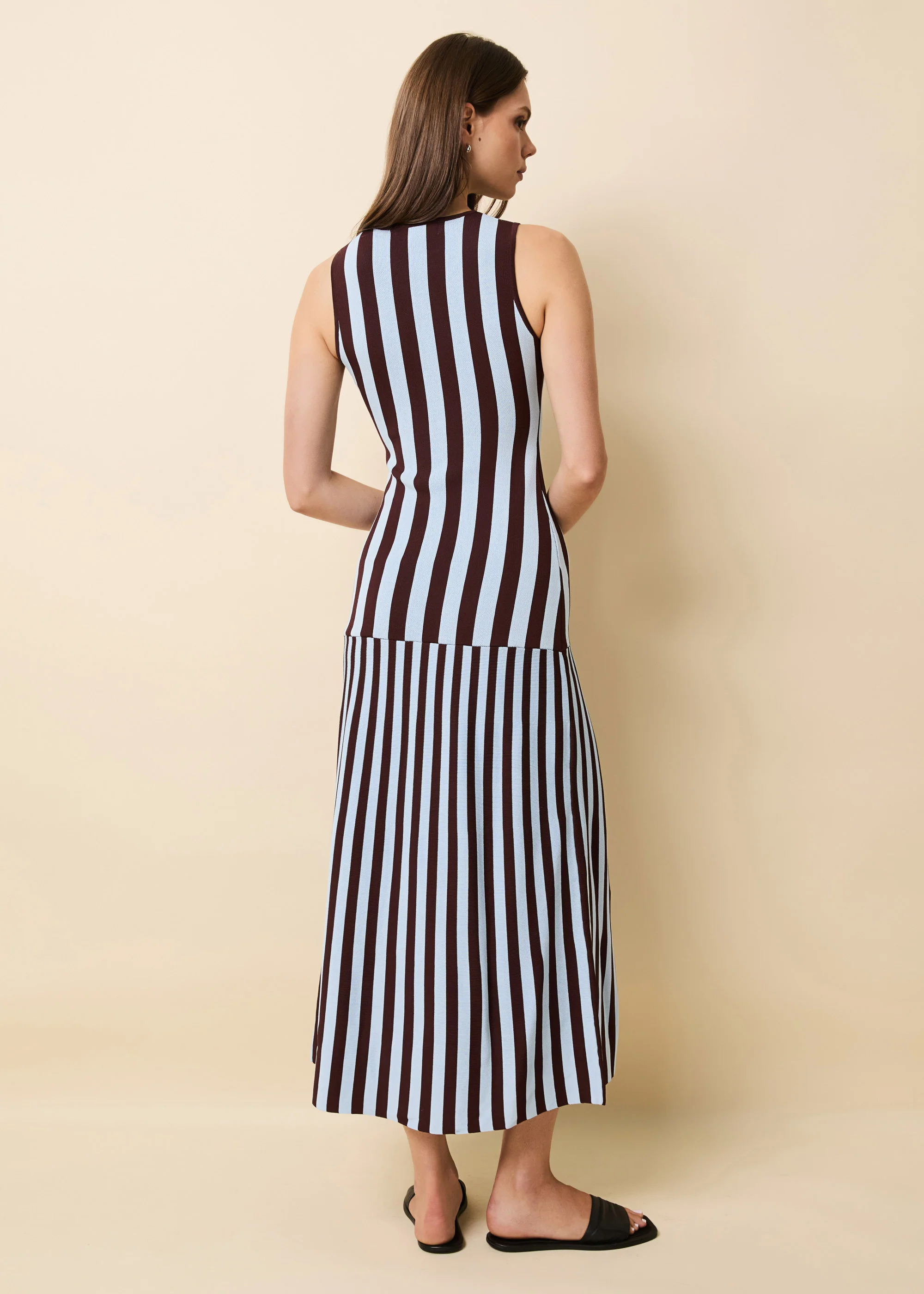 Petra Dress Twilight / Raisin Brown - Image 2