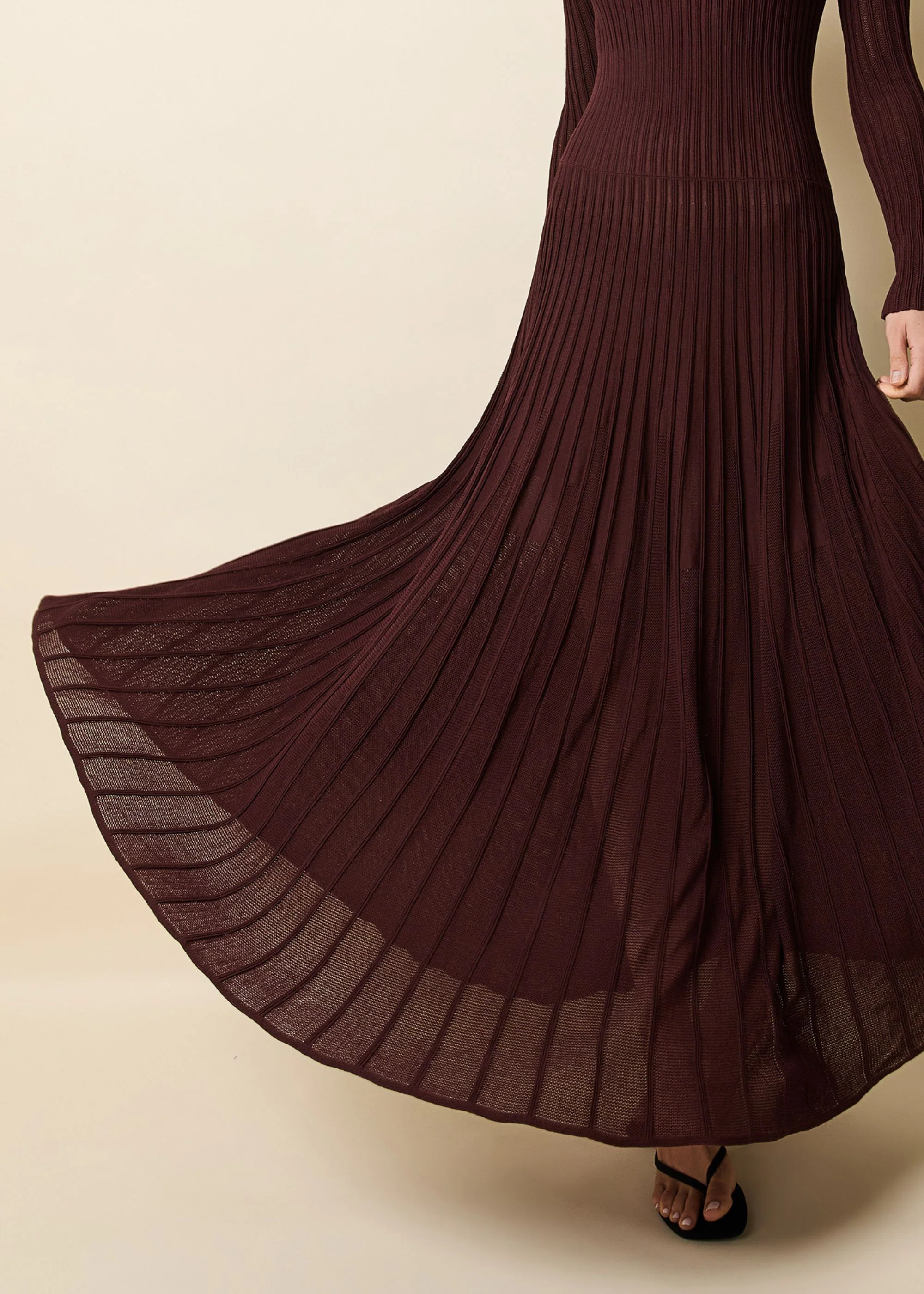 Sloane Dress Raisin Brown - Image 3